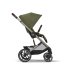 Carucior 2 in 1 Balios S Lux pentru copii, cu landou - Moss Green cu cadru Taupe - 5
