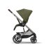 Carucior 2 in 1 Balios S Lux pentru copii, cu landou - Moss Green cu cadru Taupe - 6
