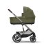 Carucior 2 in 1 Balios S Lux pentru copii, cu landou - Moss Green cu cadru Taupe - 3