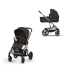 Carucior 2 in 1 Balios S Lux pentru copii, cu landou - Chocolate Brown cu cadru Taupe - 1