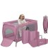 Детско легло Lionelo - Stefi Plus, двуетажно, 120 x 60 см, Розово - 13