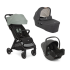 Carucior 3 in 1 pentru copii Joie Pact Pro, cu landou Ramble XL si scoica auto I-SNUG 2, Abyss - 1