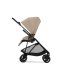 Cybex Melio Carbon Детска количка 3 в 1, модерна, с кош за носене и черупка Cloud G Plus, цвят Almond Beige - 6