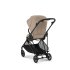 Cybex Melio Carbon Детска количка 3 в 1, модерна, с кош за носене и черупка Cloud G Plus, цвят Almond Beige - 4