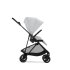 Cybex Melio Carbon Детска количка 2 в 1, модерна, с кош за носене, Fog Grey - 5