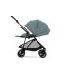Cybex Melio Carbon 2-в-1 детска количка, модерна, с кош за носене, цвят Stormy Blue - 7