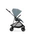 Cybex Melio Carbon 2-в-1 детска количка, модерна, с кош за носене, цвят Stormy Blue - 5