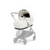 Cybex Melio Carbon Детска количка 2 в 1, модерна, с кош за носене, Canvas White - 14