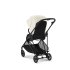 Cybex Melio Carbon Детска количка 2 в 1, модерна, с кош за носене, Canvas White - 4