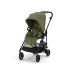 Cybex Melio Carbon Детска количка 2 в 1, модерна, с кош за носене, цвят Moss Green - 2