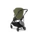 Cybex Melio Carbon Детска количка 2 в 1, модерна, с кош за носене, цвят Moss Green - 4