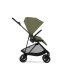 Cybex Melio Carbon Детска количка 2 в 1, модерна, с кош за носене, цвят Moss Green - 5