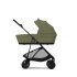 Cybex Melio Carbon Детска количка 2 в 1, модерна, с кош за носене, цвят Moss Green - 12