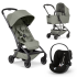 Carucior 3 in 1 pentru copii Joolz Aer 2, cu landou si scoica auto Cloud G Plus, Sage green - 1