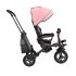 Tricicleta pentru copii Lionelo Tris, ultrapliabila, rotire 360°, Rose/Grey - 4