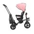 Tricicleta pentru copii Lionelo Tris, ultrapliabila, rotire 360°, Rose/Grey - 6