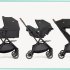 Carucior 3 in 1 pentru copii Joie Pact Pro, cu landou Ramble XL si scoica auto I-SNUG 2, Shale - 2