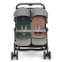 Carucior dublu pentru copii Joie Aire Twin, compact, Pebble - 3