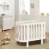 Овално кошара Italbaby, колекция Evoc, изработена от масивна букова дървесина, еволюционна, Burro с рамка Latte - 4