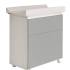 Comoda Italbaby, Colectia Evoc pentru copii, trei sertare, cu salteluta si cadita, Grigio - 1