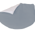 Patut pentru copii oval Italbaby, colectia Evoc, din lemn masiv de fag, evolutiv, Grey cu cadru Grigio - 4