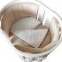 Patut pentru copii oval Italbaby, colectia Evoc, din lemn masiv de fag, evolutiv - 11