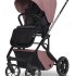 Carucior 4 in 1 pentru copii Cavoe Moi+, cu scoica Cybex Cloud G Plus si Baza G, Desert Rose - 2