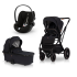 Carucior 3 in 1 pentru copii Cavoe Axo Style, cu landou si scoica Cybex Cloud G Plus - 2