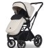 Carucior 3 in 1 pentru copii Cavoe Axo Shine, cu landou si scoica auto Cybex Cloud G i-Size Plus, Champagne - 5