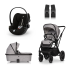 Carucior 3 in 1 pentru copii Cavoe Axo Comfort, cu landou si scoica Cybex Cloud G Plus - 1
