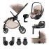 Carucior 4 in 1 pentru copii, Britax Römer Rio, cu landou, scoica Baby Safe Pro si baza Vario, colectia STYLE, Teak - 1