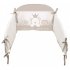 Защитни стени за детско креватче Italbaby Baby Re, колекция Trendy, тристранни, цвят Taupe - 1