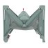Patut pliant pentru copii Lionelo Ellen 3 in 1, multifunctional, cu laterala culisanta, Green Sage - 9