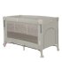 Patut pliant pentru copii Lionelo Ellen 3 in 1, multifunctional, cu laterala culisanta, Beige Sand - 3
