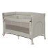 Patut pliant pentru copii Lionelo Ellen 3 in 1, multifunctional, cu laterala culisanta, Beige Sand - 1