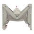 Patut pliant pentru copii Lionelo Ellen 3 in 1, multifunctional, cu laterala culisanta, Beige Sand - 9
