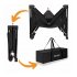Patut pliant pentru copii Lionelo Ellen 3 in 1, multifunctional, cu laterala culisanta, Black Carbon - 11