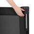 Patut pliant pentru copii Lionelo Ellen 3 in 1, multifunctional, cu laterala culisanta, Black Carbon - 10