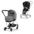 Carucior 2 in 1 pentru copii Cybex Mios 3.0, premium, inovator - Soho Grey cu cadru Chrome Black - 1