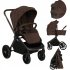 Carucior sport pentru copii Lionelo Mika 2 in 1 PLUS, cu landou si accesorii, Mocha Mousse - 2