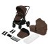 Carucior sport pentru copii Lionelo Mika 2 in 1 PLUS, cu landou si accesorii, Mocha Mousse - 1