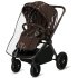 Carucior sport pentru copii Lionelo Mika 3 in 1 PLUS, cu accesorii, landou si scoica incluse, Mocha Mousse - 6