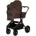 Carucior sport pentru copii Lionelo Mika 3 in 1 PLUS, cu accesorii, landou si scoica incluse, Mocha Mousse - 15