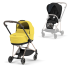 Carucior 2 in 1 pentru copii Cybex Mios 3.0, premium, inovator - Mustard Yellow cu cadru Rosegold - 1