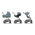 Carucior 4 in 1 Balios S Lux pentru copii, cu landou, scoica auto Cloud G Plus si baza G, Stormy Blue cu cadru Taupe - 15