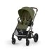 Carucior 4 in 1 Balios S Lux pentru copii, cu landou, scoica auto Cloud G Plus si baza G, Moss Green cu cadru Taupe - 2