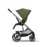 Carucior 4 in 1 Balios S Lux pentru copii, cu landou, scoica auto Cloud G Plus si baza G, Moss Green cu cadru Taupe - 4