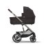 Carucior 4 in 1 Balios S Lux pentru copii, cu landou, scoica auto Cloud G Plus si baza G, Chocolate Brown cu cadru Taupe - 7