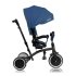 Tricicleta pentru copii Lionelo Tris Plus, multifunctionala, 2 in 1, rotire 360°, Blue Denim - 6