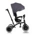 Tricicleta pentru copii Lionelo Tris Plus, multifunctionala, 2 in 1, rotire 360°, Grey Stone - 8